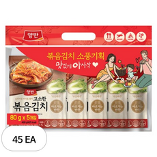 동원 양반 고소한 볶음김치, 80g, 45개