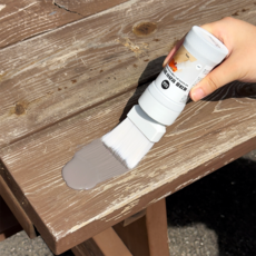 그로홈 목재용 브러쉬 페인트, 1개, 180g, 다크 블루