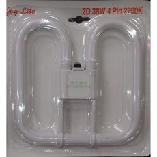 Joy-Lite 2D 燈管 38W 2700K, 1個, 只有黃光
