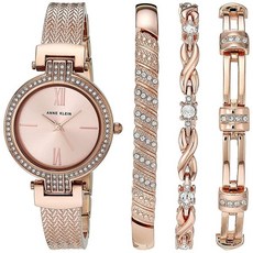 Anne Klein 드레스 여성용 손목시계 (AK/3584RGST)