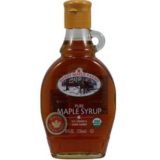 Shady Maple Farm s A등급 메이플 시럽 226.8g(8온스), Shady Maple Farm s, A등급 메이플 시럽, 1개, 236ml