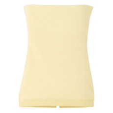 자크뮈스 스트랩리스 니트 탑