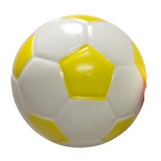 泡棉足球 PU足球 兒童安全軟球 免充氣 互動遊戲 親子玩具 生日交換禮物 露營玩具, 1個, 黃, 黃