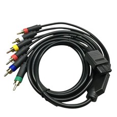 RGBRgbs 케이블 for N64 SFC SNES NGC 비디오 콘솔 컴포지트 강한 안정성 BNC 어댑터 없음, RGBRgbs 케이블 for N64 SFC SNES N