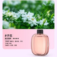 DIU 香薰機自動噴香家用室內持久臥室香氛噴霧空氣清新劑廁所除臭神器, 精油【梔子花】一瓶:如圖, 1個, 1L