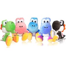 슈퍼마리오 요시 봉제 인형, 1개, 작은 검정요시, 8cm