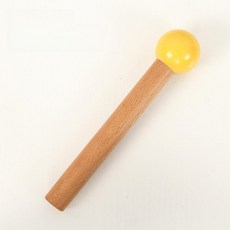 우드 타공판 악세사리 목재 원목 봉 후크 부품 꽂이 18mm 총알 6개 1칸, 1개, 옐로우 장작 막대 2개