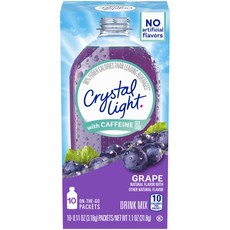 (국내배송) 미국 Crystal Light 크리스탈라이트 그레이프 드링크 믹스 3.18g x 20개입 포도맛, 1개