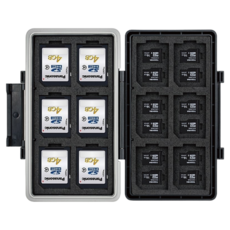 JJC 記憶卡收納盒 記憶卡收納 Micro SD XQD 各式記憶卡 記憶卡盒 SD卡收納 SD卡盒 台灣現貨, 1個