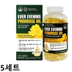 [캐나다직수입] 에버감마리놀렌산 달맞이꽃종자유(1 025mg x 365캡슐), 365정, 5개