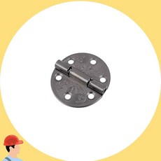 장식경첩 원형 미니 가구 문 힌지 DIY 부품 커머스픽201