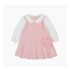 해피랜드 백일부터 4세까지 화사하고 단정한 스타일 하트가방 포인트 봄 가을 초겨울 원피스