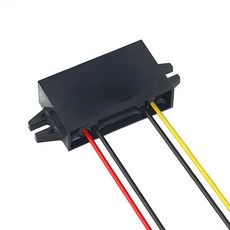 자동차 전화 충전기 어댑터 12 볼트-5 V 3A DC 스텝 다운 변환기, 02 DC 12V ( 8-23V), 01 5V3A, 08 Bare Wire