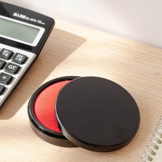 휴대용 원형 잉크 인주 도장 밥 스탬프 패드, 기타