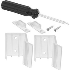 2팩 RV 도어 래치 슬라이딩 래치나사 포함 캠핑 여행용 트레일러에 쉽게 설치할 수 있습니다, 2팩 RV 도어 래치 슬라이딩 래치나사 포함 캠핑 여행