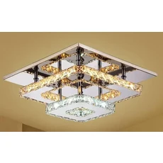 LED 천장 조명 Llights 룸 다이닝 매달려 Lampras 생활 살롱 주방 액세서리 크리스탈 샹들리에, 04 Amber and clear 30cm, 01 빠른, 01 changeable