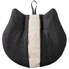 NE 앤드에누이 동물 미튼 고양이 블랙 냄비장갑 16.5x14.5cm 일본제