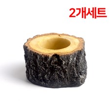 사슴벌레 장수풍뎅이 인공 먹이구 1구 먹이그릇 2개입, 혼합색상, 1개