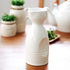 본인 도자기 사케 전통주 일본 이자카야 식당 업소용 독구리 술병 250ml, 2개