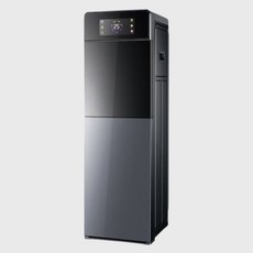 下置水桶飲水機 家用觸控彩屏即熱飲水機 六段調溫辦公室立式飲水機 免彎腰取水 金屬散熱片加厚側板 快速加熱開水機 桶裝水專用飲水設備 家庭商用兩用 智能溫控 大水桶收納 台式升級落地款飲水機, 黑灰色 無水桶, 普通管道式