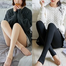 刷毛內搭褲 2入