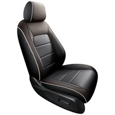 아우디 A6 아반트 4f C5 C6 C7 A4 B6 B8 B7 Q7 4L TT Mk1 Mk2 A3 8P A7 Q3 Q2L Q5 자동차 시트 커버 (맞춤, 01 인조 가죽, 01 사계절, 02 1PC-Coffee