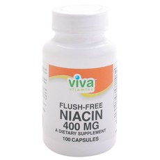 viva vitamins 無沖洗菸酸 400 毫克膠囊, 100顆, 1罐