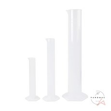 플라스틱 실린더 측정기 10개 세트 브이앤맥 실험 장비, 100ml