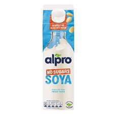 Alpro 알프로 소야 노슈가 칠드 드링크, 4개, 1L