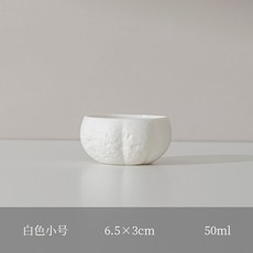 上金 陶瓷香薰蠟燭罐, 1個, 素燒白小號（不含蠟燭）