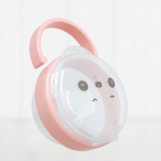 奶嘴收納盒 台灣現貨 獨立包裝 可放香草奶嘴 熊熊造型 奶嘴盒 奶嘴收納 香草奶嘴收納盒 香草奶嘴盒 防塵盒 外出便攜, 001 粉色, 1個