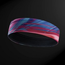 零著感頭帶 瑜珈頭帶 萬用頭戴 跑步運動頭帶 美容髮帶 健身頭帶 吸濕速乾 極舒適觸感頭帶運動瑜伽髮帶, X08【流光歲月】, 1個