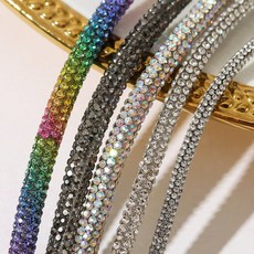 아르젠떼 커스텀 큐빅 신발끈 패션 반짝 포인트 컬러 보석 운동화끈 1세트