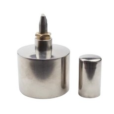 황동 나사와 심지가 있는 200ml 실험실 스테인리스 알코올 램프 버너 두꺼운 방폭 공예품, 400ML