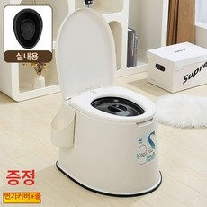 양변기 재래식 농막 간이 이동식 현장 화장실 캠핑장 건식, 6. 화이트 실내용 B