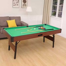 미니 포켓볼 당구대 접이식 탁구 프리미엄 테이블, 1.8m 접이식 바퀴 3 in 1, 1개