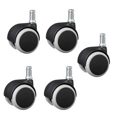 위브아마존 바퀴 캐스터 의자바퀴 우레탄바퀴 5P, 검정, 5개