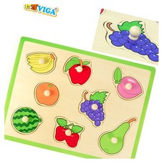 과일 꼭지퍼즐 교육용완구 완구선물 학습교구