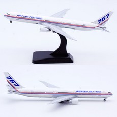 JC Wings 보잉 오리지널 B767-400ER 비행기 모형 다이캐스트 1:400, 1개, 원컬러