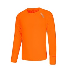 RUNNING 冰絲涼感速乾長袖上衣 夏季運動吸濕排汗圓領T恤