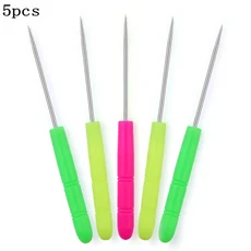 플라스틱 손잡이 송곳 다이 릴리스 도구 종이 절단 절단 종이 공예 제작 스티치 콘 바늘 액세서리 2025, 01 CHINA, 02 5pcs random color