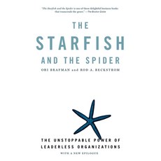 (영문도서) The Starfish and the Spider: The Unstoppable Power of Leaderless Organizations Paperback, Portfolio, English, 9781591841838