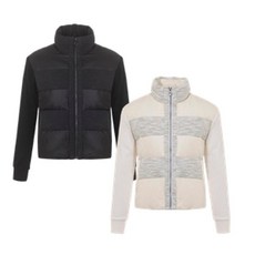 힐크릭 여성골프겨울패딩 헨리니트하이브리드다운잠바_SC