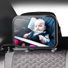 차량용 헤드레스트 아기 카시트 후방거울 뒷좌석 유아 자동차 돌아기 용품, 1