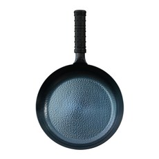 章丘手工無塗層平底鍋 烙餅煎鍋 煎蛋鍋, 1個, 24cm