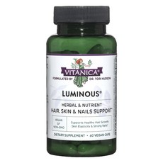 VITANICA Luminous 亮采秀髮肌膚與指甲營養純素膠囊, 1個, 60錠