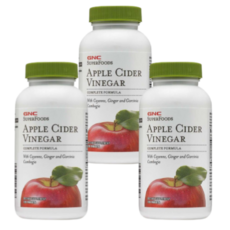 [GNC] 애플 사이다 비니거 120 타블렛 3 SET, 120정