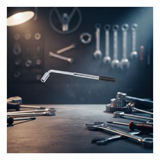 엘렌치 휴대용 차량용 타이어 휠 공구 세트 쓱템, 1개