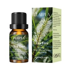 FLATPEA 茶樹純精油，適用香薰機，10ml，清新自然，放鬆身心, 1個, 茶樹,10ml