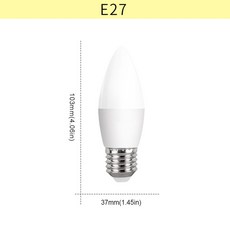 LED 샹들리에 조명 스포트라이트 9W E27 220V 램프 10 6W 촛불 홈 절약 전구 12W E14 에너지 데코 3W, E27 JP, Warm White